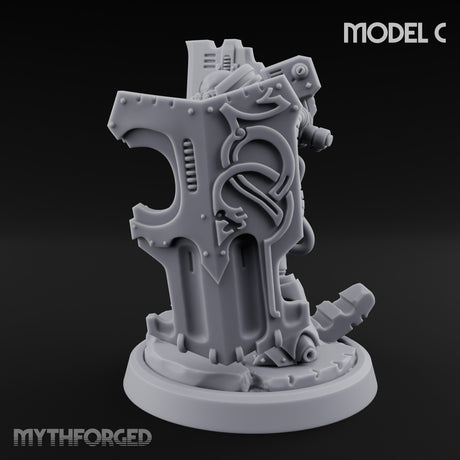 Shield Bracing Gun Toting Space Dwarf Trooper C gallery 8