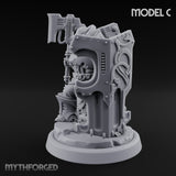 Shield Bracing Gun Toting Space Dwarf Trooper C gallery 9