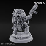 Shield Bracing Gun Toting Space Dwarf Trooper D gallery 5
