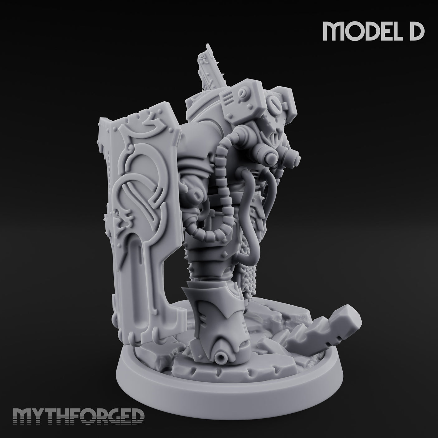 Shield Bracing Gun Toting Space Dwarf Trooper D gallery 7