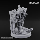 Shield Bracing Gun Toting Space Dwarf Trooper D gallery 7