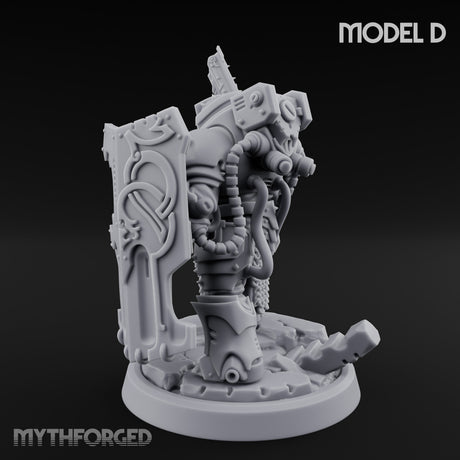 Shield Bracing Gun Toting Space Dwarf Trooper D gallery 7