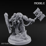 Shield Bracing Gun Toting Space Dwarf Trooper E gallery 4