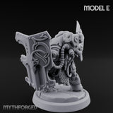 Shield Bracing Gun Toting Space Dwarf Trooper E gallery 5