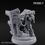 Shield Bracing Gun Toting Space Dwarf Trooper F gallery 5