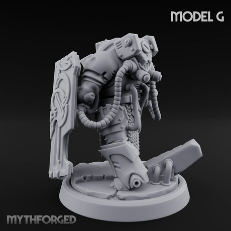 Shield Bracing Gun Toting Space Dwarf Trooper G gallery 6