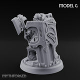 Shield Bracing Gun Toting Space Dwarf Trooper G gallery 8