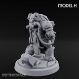 Shield Bracing Gun Toting Space Dwarf Trooper H gallery 4