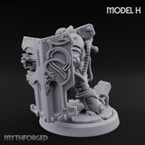 Shield Bracing Gun Toting Space Dwarf Trooper H gallery 7