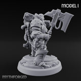 Shield Bracing Gun Toting Space Dwarf Trooper I gallery 4