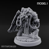 Shield Bracing Gun Toting Space Dwarf Trooper J gallery 5