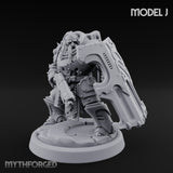 Shield Bracing Gun Toting Space Dwarf Trooper J gallery 9