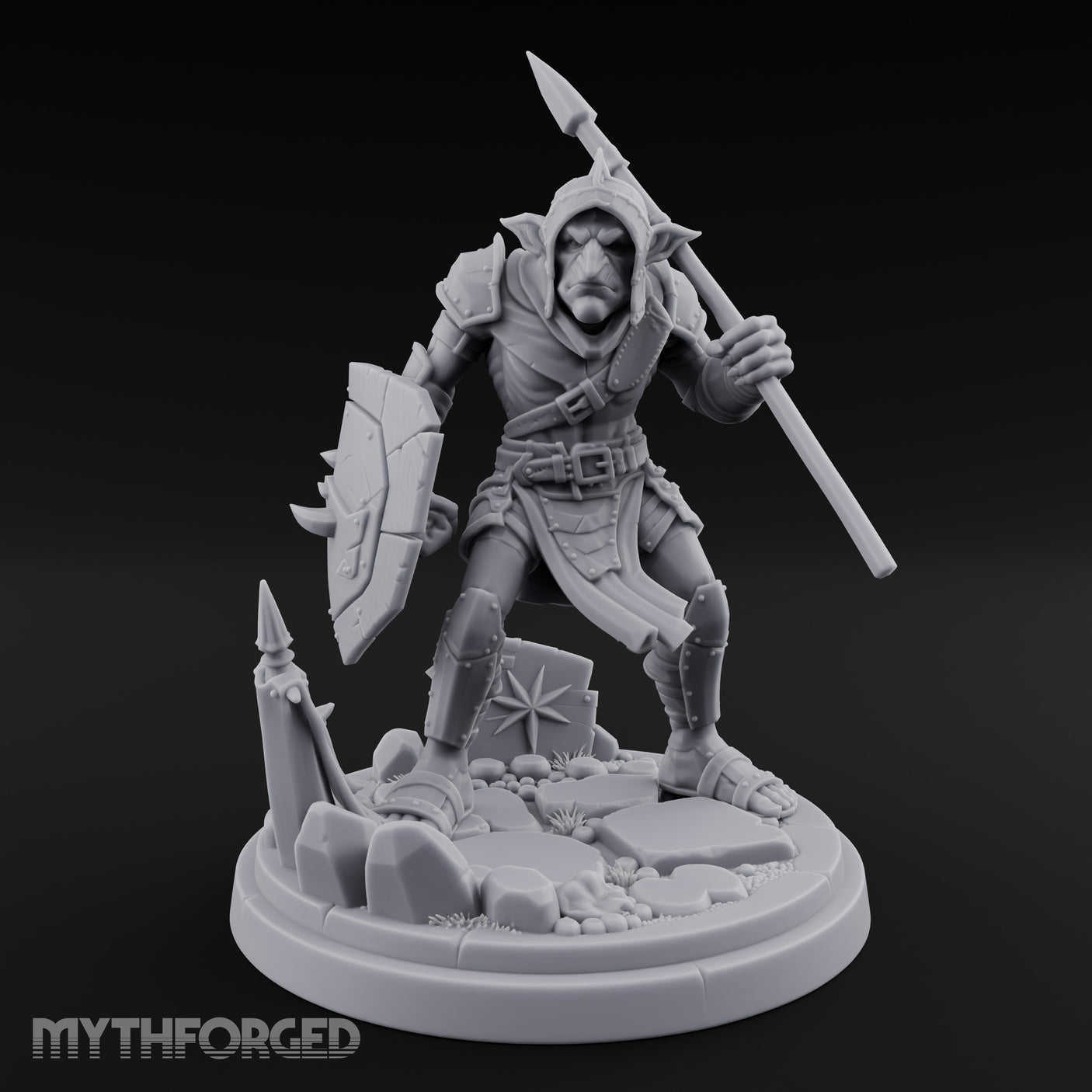 Shield Smashing Spear Thrusting Hobgoblin Warrior