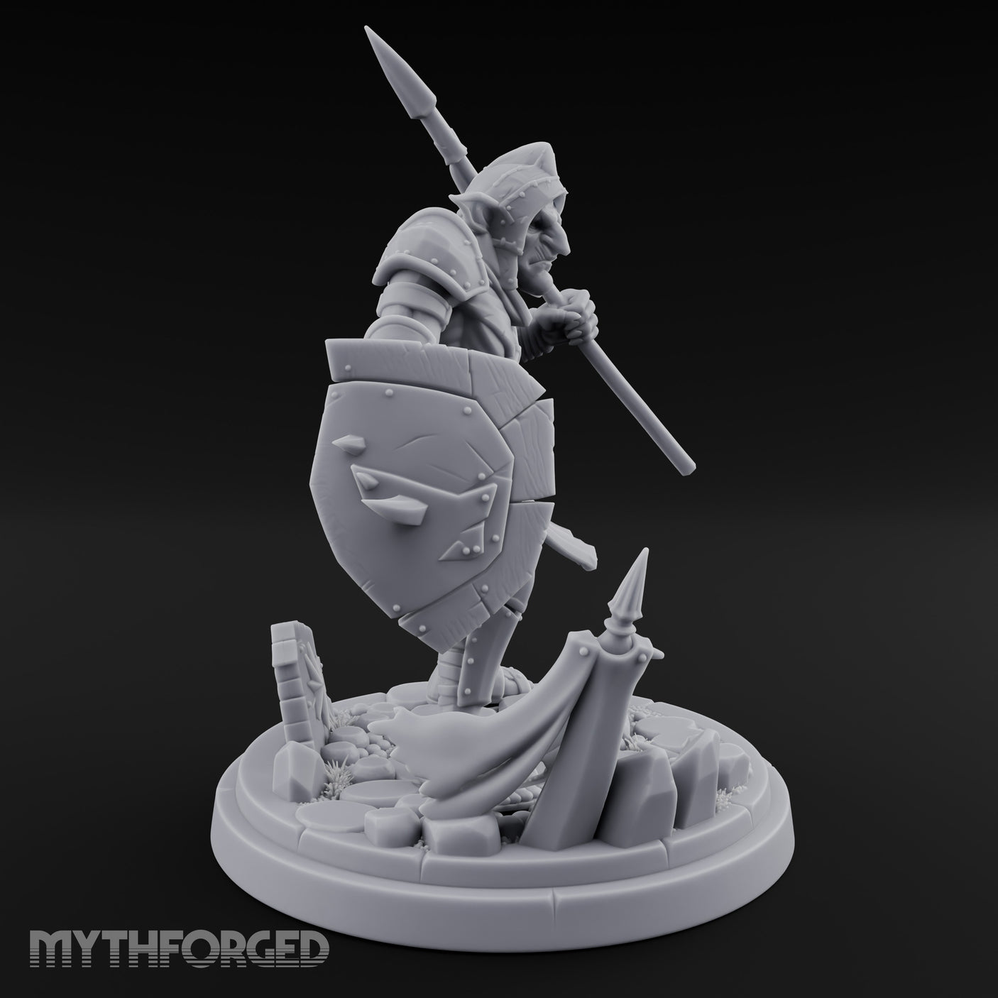 Shield Smashing Spear Thrusting Hobgoblin Warrior gallery 3