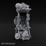 Shield-Stacked Crossbow-Crammed Warrior's Armoury Shelf Miniature for Dungeons and Dragons, Pathfinder or other TTRPGs