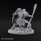 No Mushroom for Retreat Human Spear and Shield Warrior A