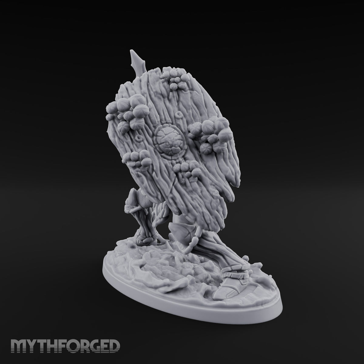 No Mushroom for Retreat Human Spear and Shield Warrior A