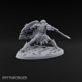 No Mushroom for Retreat Human Spear and Shield Warrior B