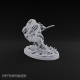 No Mushroom for Retreat Human Spear and Shield Warrior B