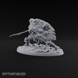 No Mushroom for Retreat Human Spear and Shield Warrior B
