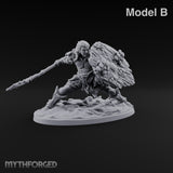 No Mushroom for Retreat Human Spear and Shield Warriors — B