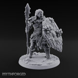 No Mushroom for Retreat Human Spear and Shield Warriors — C