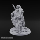No Mushroom for Retreat Human Spear and Shield Warrior C