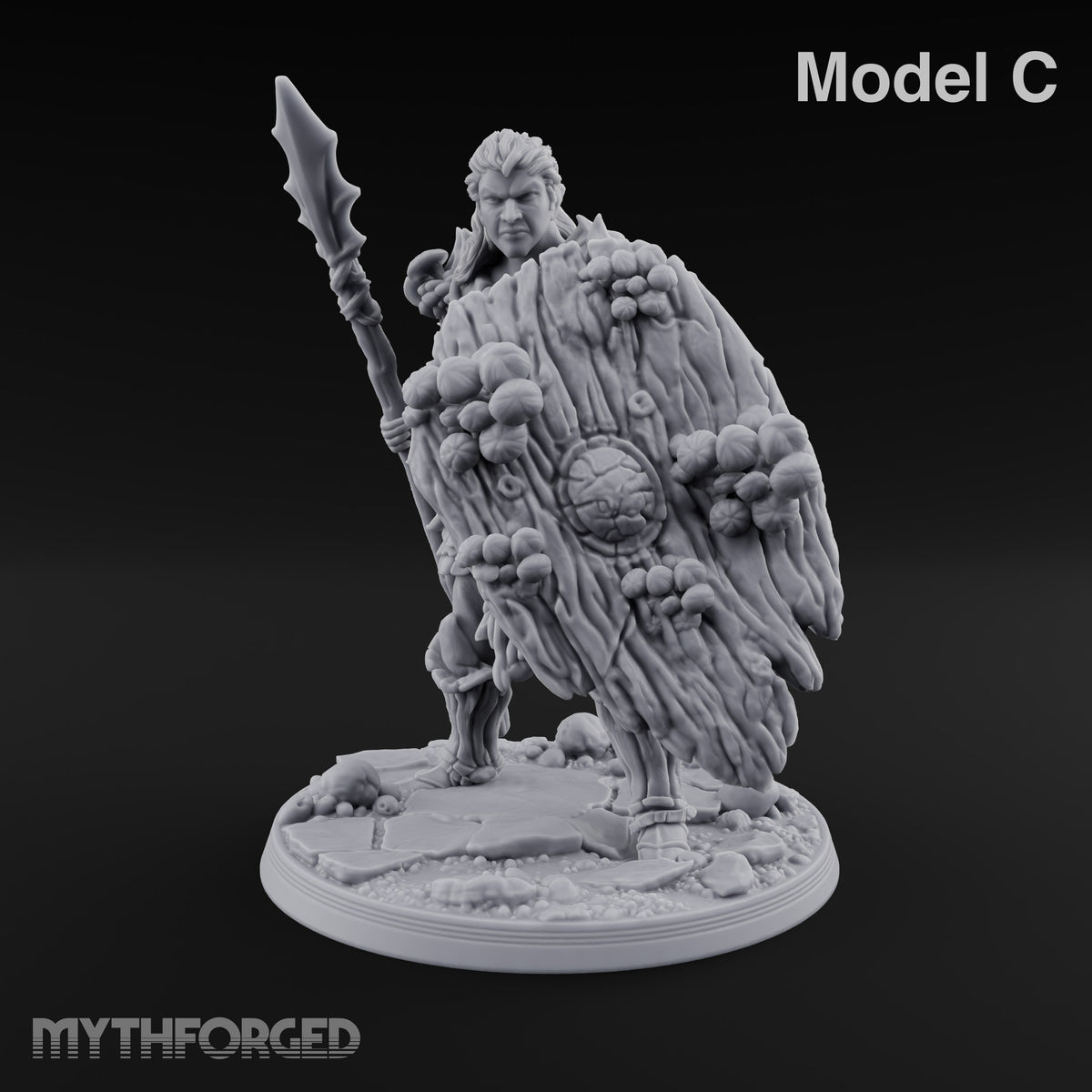 No Mushroom for Retreat Human Spear and Shield Warriors — C