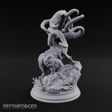 Lunch Arrives Tentacles First Roper Tentacled One-Eyed Ambush Predator on Rocky Base