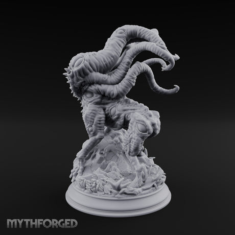 Lunch Arrives Tentacles First Roper Tentacled One-Eyed Ambush Predator on Rocky Base