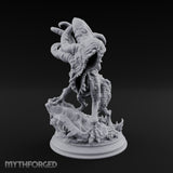 Lunch Arrives Tentacles First Roper Tentacled One-Eyed Ambush Predator on Rocky Base