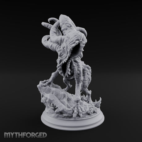 Lunch Arrives Tentacles First Roper Tentacled One-Eyed Ambush Predator on Rocky Base
