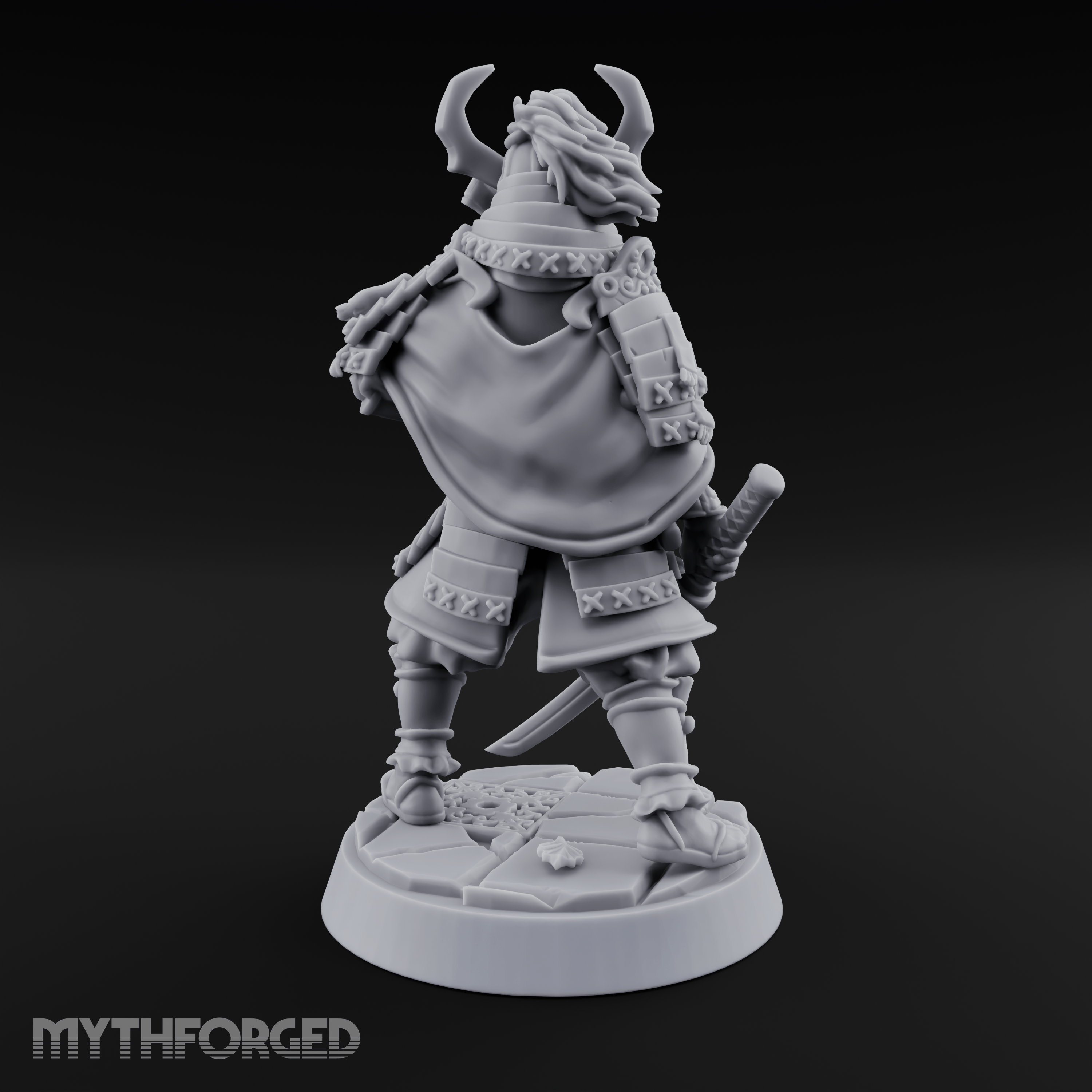 Armoured Horns High Commanding Shogun