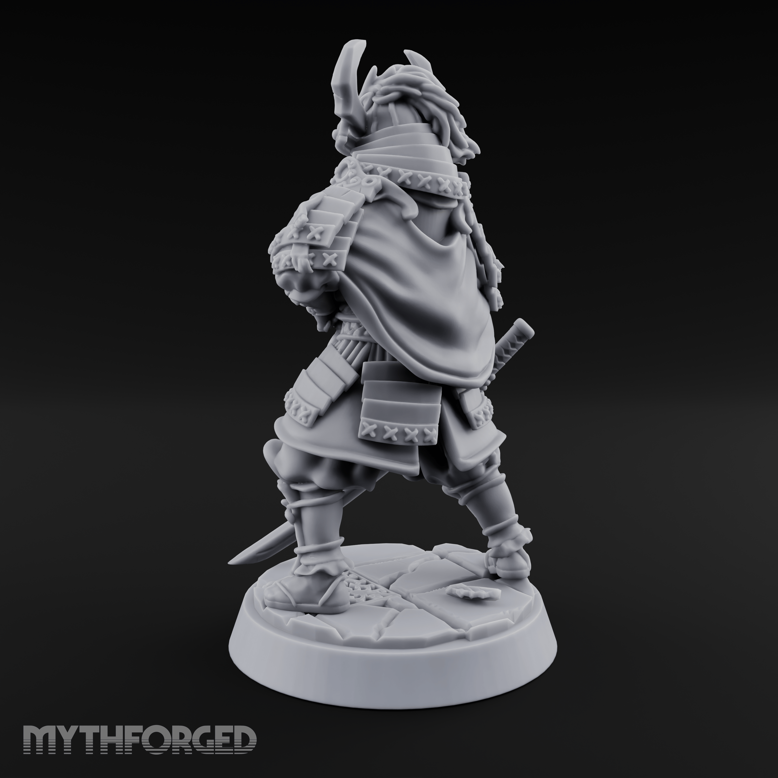 Armoured Horns High Commanding Shogun