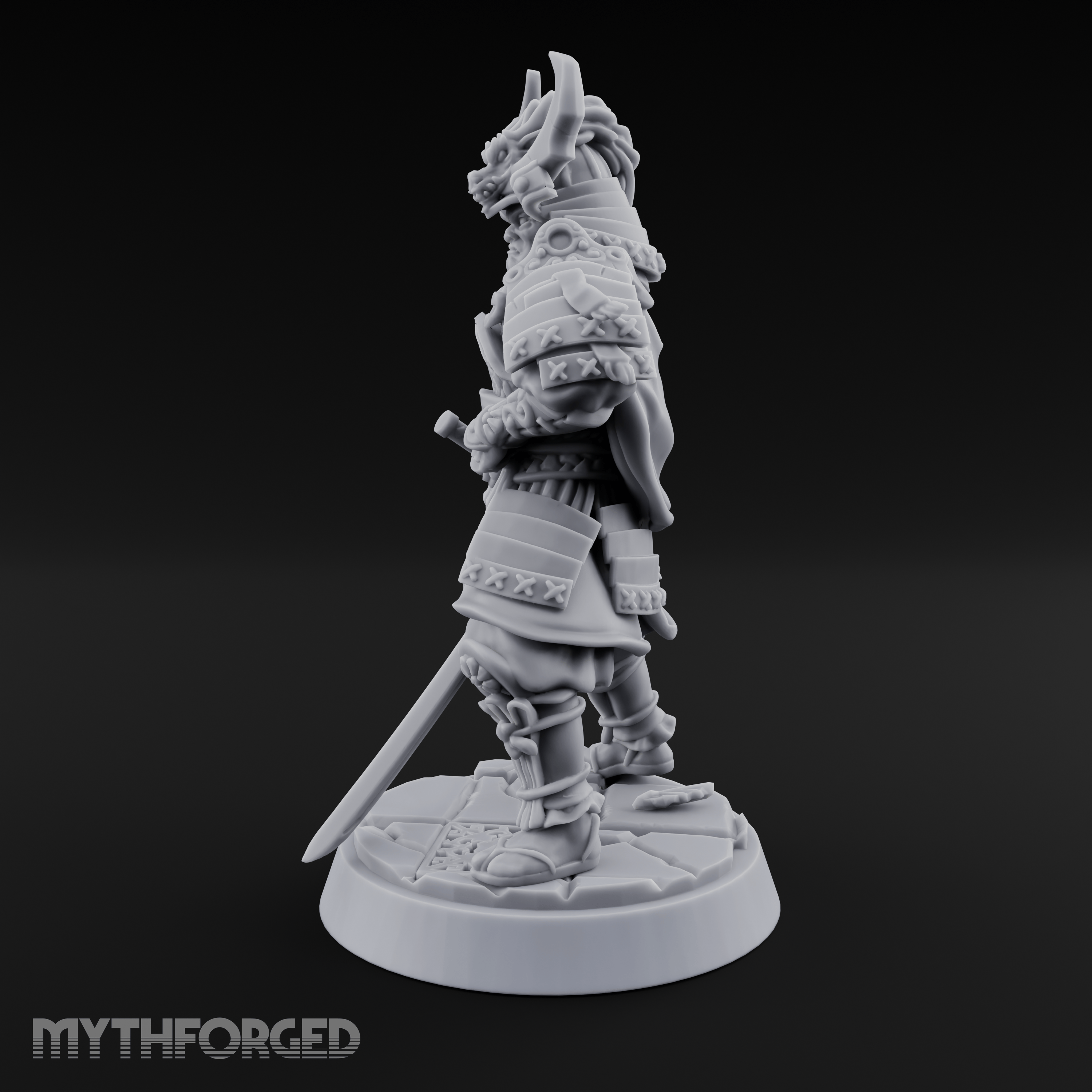 Armoured Horns High Commanding Shogun