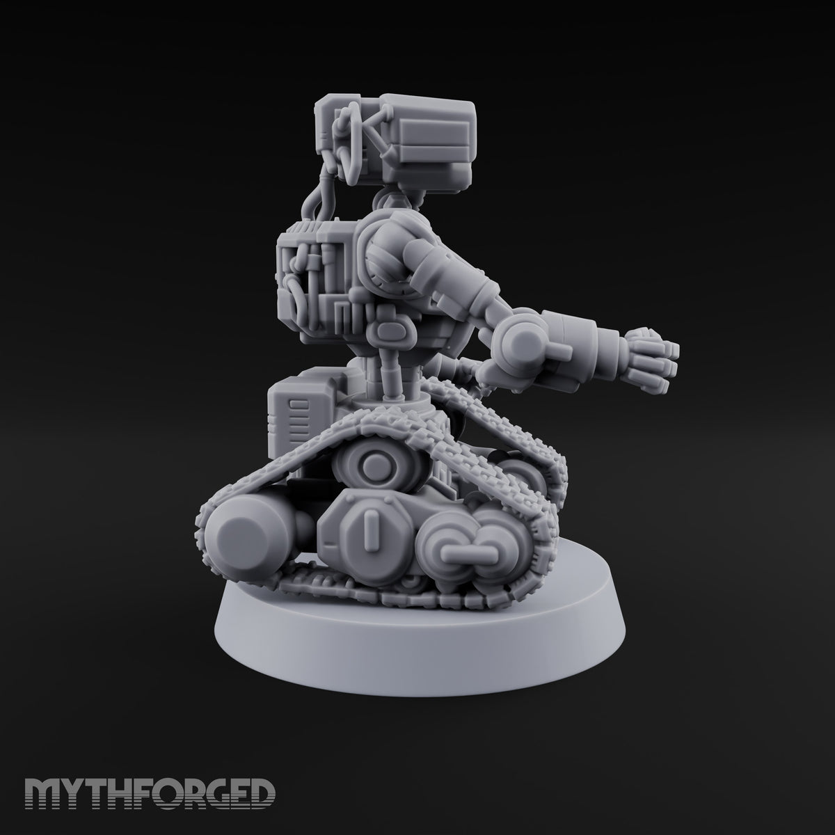 Rolling Out the Welcome Mat Modron Tracked Robot with Camera Head