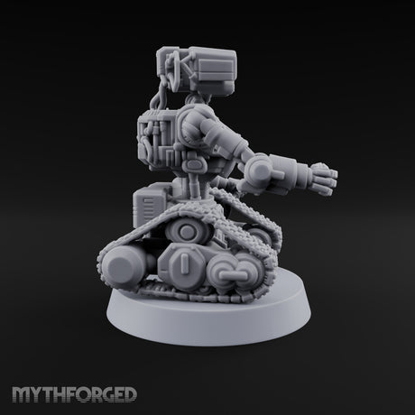 Rolling Out the Welcome Mat Modron Tracked Robot with Camera Head