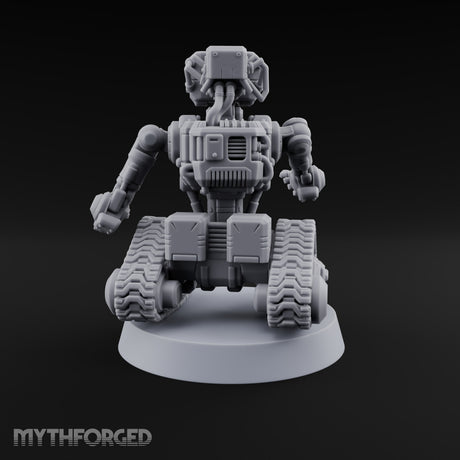 Rolling Out the Welcome Mat Modron Tracked Robot with Camera Head
