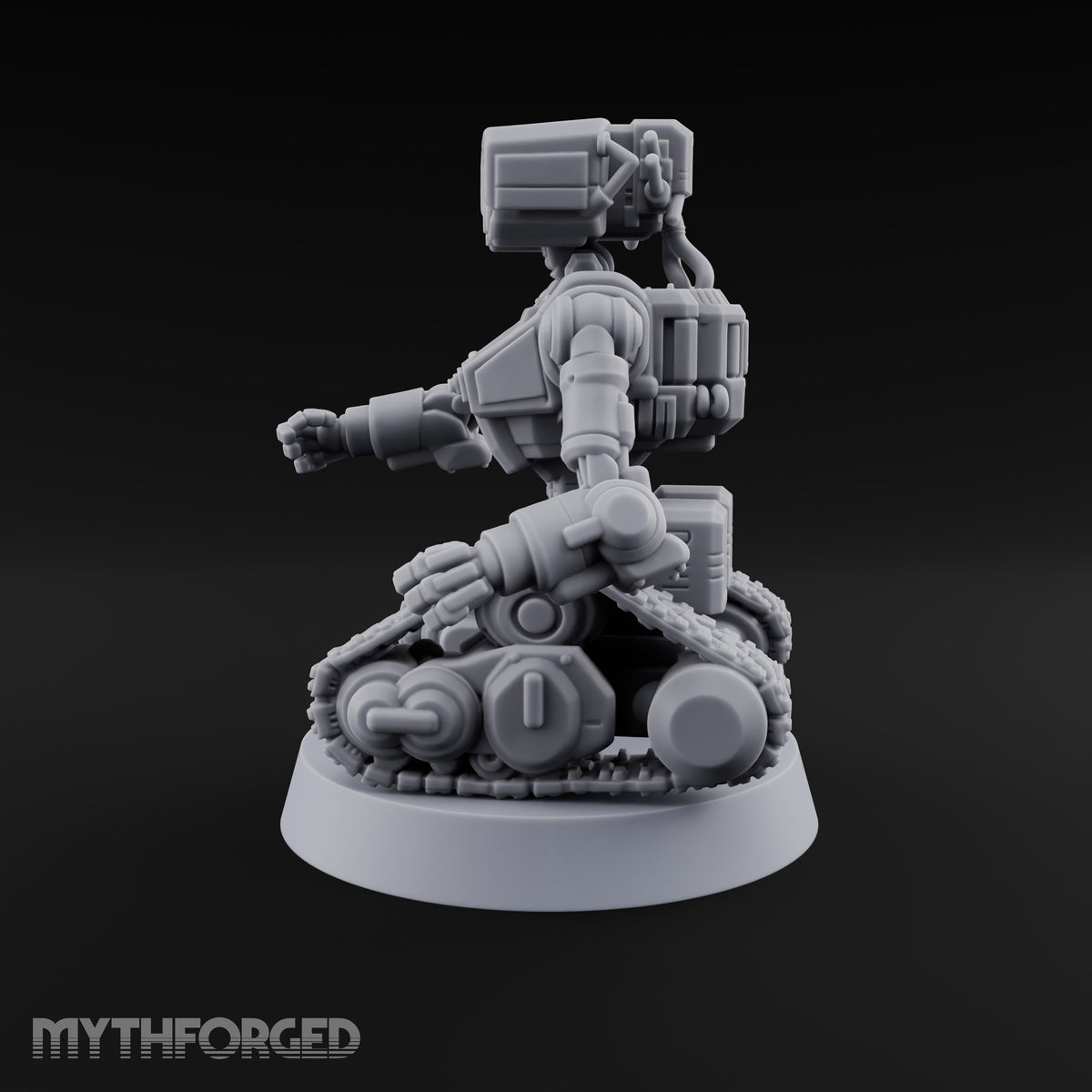 Rolling Out the Welcome Mat Modron Tracked Robot with Camera Head