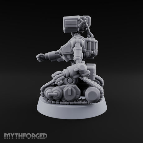 Rolling Out the Welcome Mat Modron Tracked Robot with Camera Head