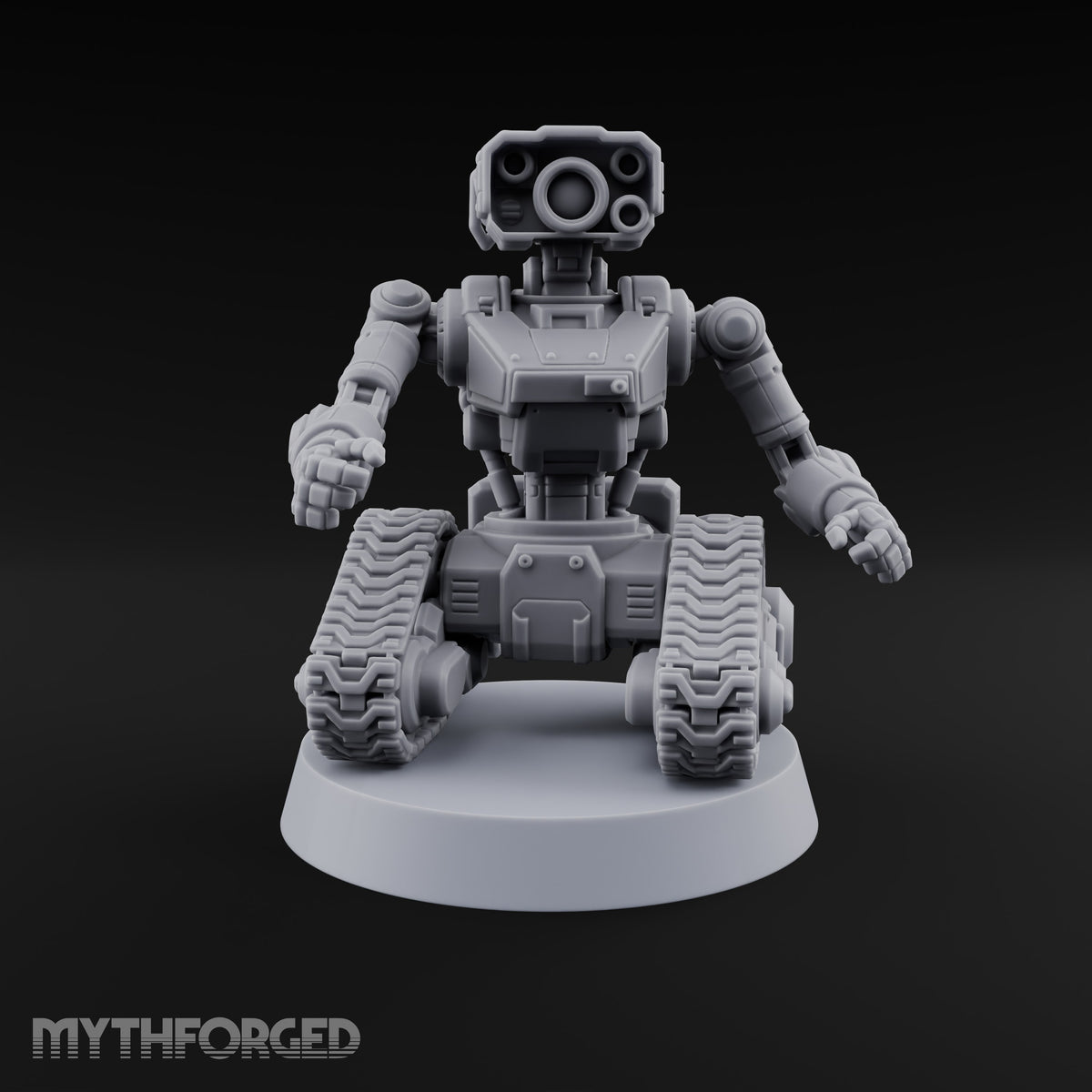 Rolling Out the Welcome Mat Modron Tracked Robot with Camera Head