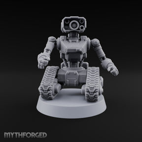 Rolling Out the Welcome Mat Modron Tracked Robot with Camera Head