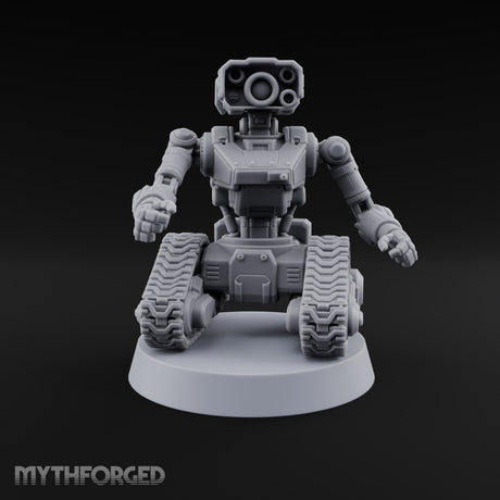 Rolling Out the Welcome Mat Modron Tracked Robot with Camera Head