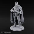 Shotgun Cradling Human Gunslinger Miniature for Dungeons and Dragons, Pathfinder or other TTRPGs