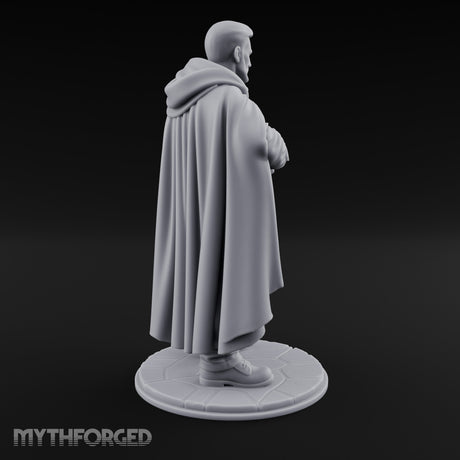 Shotgun Cradling Human Gunslinger Miniature for Dungeons and Dragons, Pathfinder or other TTRPGs