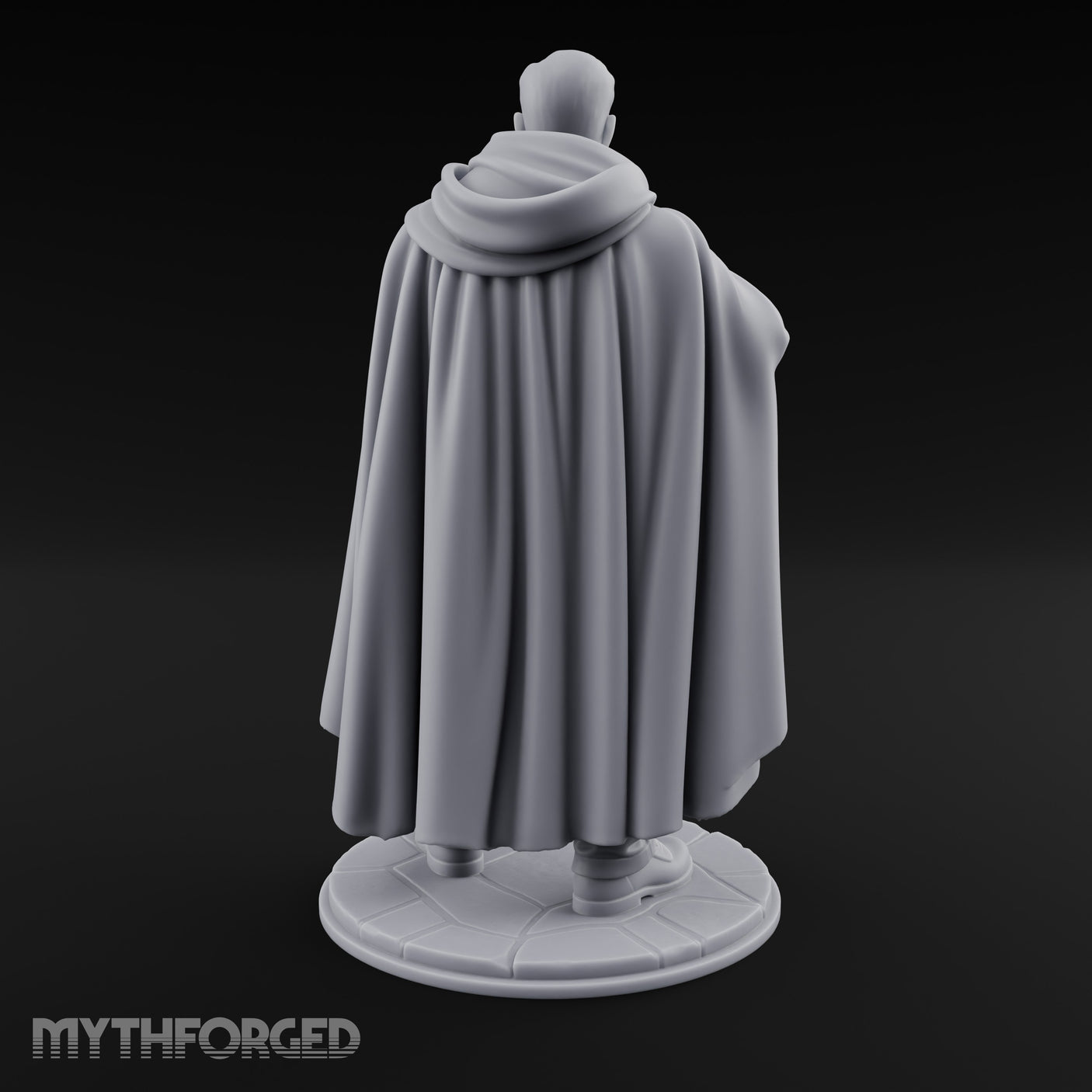 Shotgun Cradling Human Gunslinger Miniature for Dungeons and Dragons, Pathfinder or other TTRPGs