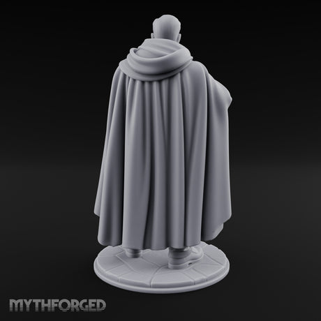 Shotgun Cradling Human Gunslinger Miniature for Dungeons and Dragons, Pathfinder or other TTRPGs