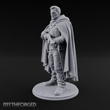 Shotgun Cradling Human Gunslinger Miniature for Dungeons and Dragons, Pathfinder or other TTRPGs