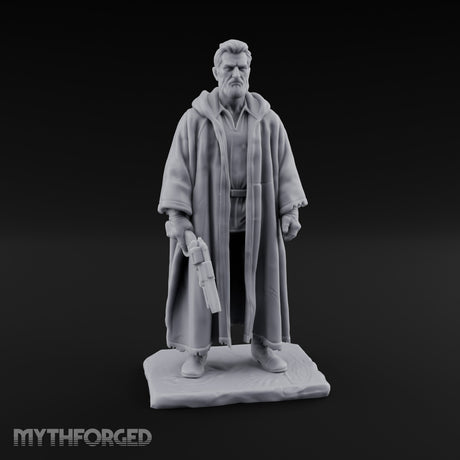 Shotgun Dangling Human Resistance Fighter Miniature for Dungeons and Dragons, Pathfinder or other TTRPGs
