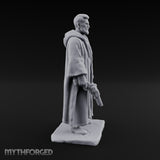 Shotgun Dangling Human Resistance Fighter Miniature for Dungeons and Dragons, Pathfinder or other TTRPGs
